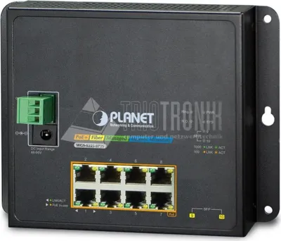 Produktbild von PLANET Industrial 8-Port 10/100/1000T 802.3at PoE + 2-Port