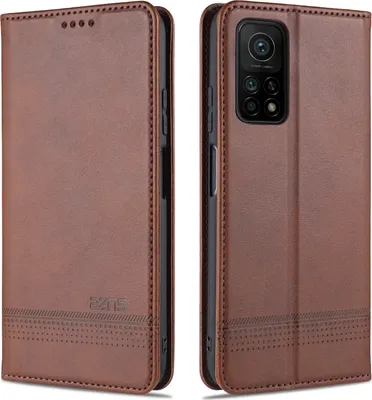 Immagine prodotto di Xiaomi Mi 10T Pro Case, portafoglio con chiusura magnetica e stand, custodia in pelle flip per Xiaomi Mi 10T / Mi 10T Pro Coffee