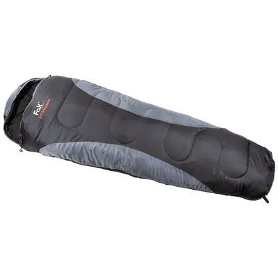 Produktbild von Mumienschlafsack Fox Outdoor Economic schwarz/grau