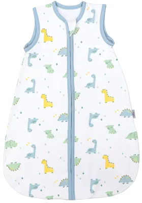 Produktbild von TupTam Baby Sommer Schlafsack 0.5 TOG aus  en Materialien, Farbe: Dinomotiv, Größe: 92-98