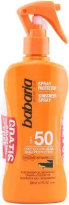 Produktbild von Babaria Sunscreen Spray Spf50 200ml Set 2 Artikel