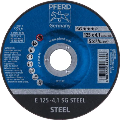 Produktbild von PFERD 62212426, 12,5 cm, 4,1 mm, 12200 RPM, 10 Stück(e)