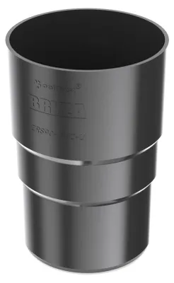 Obrázok produktu pre BRYZA Plastová spojka zvodu Ø 63 mm, čierna RAL 9005