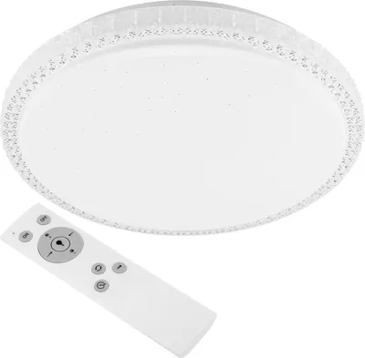 Zdjęcie produktu dla Plafoniera LED Oprawa Sufitowa Irina 24W 1320lm 40cm GOLDLUX (Polux) + pilot