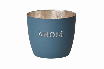 Produktbild von Madras Windlicht Ahoi - windsor/gold - Teelichthalter - 1031104064 GIFTCOMPANY