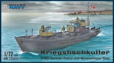 Image de Kriegsfischkutter - Patrouilleur et dragueur de mines allemand de la Seconde Guerre mondiale / 1:72