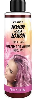 Image de Venita Trendy Pluk, rinçage rose pour cheveux, 200 ml