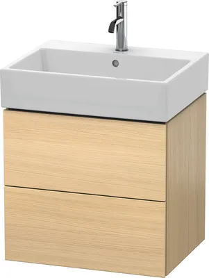 Produktbild von Waschtischunterbau L-CUBE 544x584x459mm mediterrane eiche mediterrane eiche