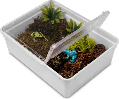 Obrázek produktu pro Terrario Reptiland White 25x19x7,5cm - bílé terárium faunarium Terrario
