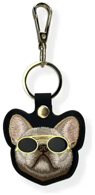 Image de NIMMY case for tracker / keychain GLASSES COOL DOG black