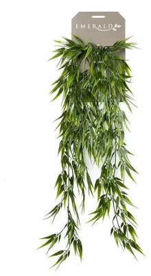 Produktbild von Kunstliche Pflanze Bambus - hangend - Zweig - grun - 75 cm