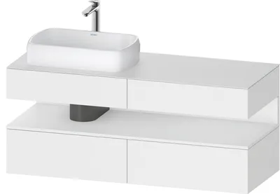 Produktbild von DURAVIT QA4765018180000 QTG KWTU WH Ek. 1400x550x600 Wß Mt. H