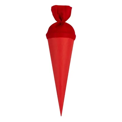 Produktbild von itenga Geschwister - Bastelschultüte 35cm mit Filzverschluss ROT