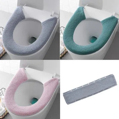 Produktbild von Toilettensitzbezug - Warm und weich - 82 x 17 cm