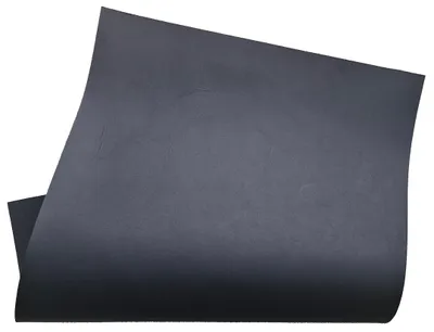 Lederplatte 2 mm, Vollnarbenleder, A4, Schwarz