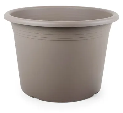 Produktbild von Pflanzkübel Pflanztopf Cilindro rund Blumentopf Pflanzgefäß in Farben und Größen Taupe 60 cm