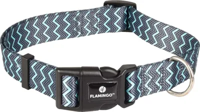 Produktbild von Flamingo Halsband Sinam grün/grau, Maße: 45-65 cm / 25 mm