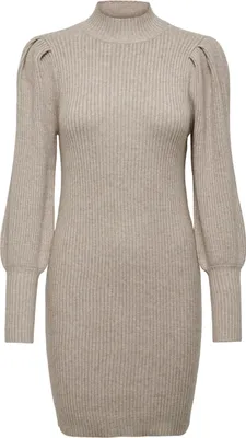 Produktbild von ONLY Langarm Strickkleid Mini Pullover Dress Stehkragen Shirt ONLKATIA Größe: S
