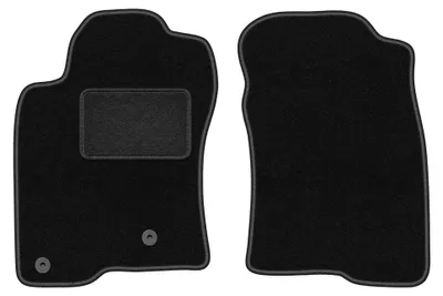 Immagine prodotto di Tappetini anteriori in moquette per Toyota Land Cruiser J120 2002-2009 (5 porte) – 2 pezzi, neri, su misura – Wielganizator LUX