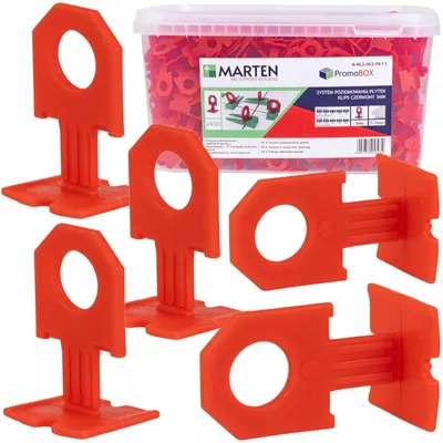 Produktbild von Marten Nivelliersystem Clips Rot 3mm 900 Stück Fliesenleger Zubehör