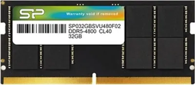 Obrázok produktu pre Silicon Power SP032GBSVU480F22, 32 GB, 2 x 16 GB, DDR5, 4800 MHz, 262-pin SO-DIMM