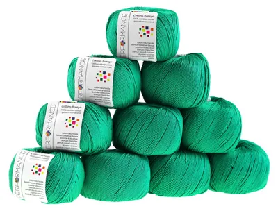 Strickgarn Cotton Breeze grün