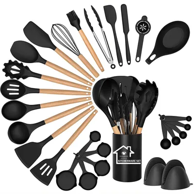 Produktbild von 28-teiliges Set aus Silikon für Küchenutensilien