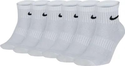 Produktbild von NIKE Uni 6er Pack Sportsocken - Everyday, Lightweight No Show Ankle, einfarbig Weiß 42-46