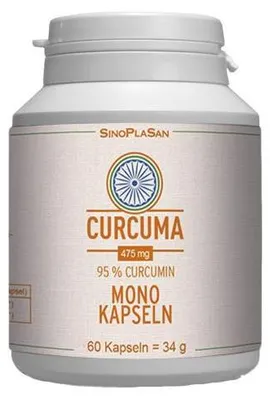 Produktbild von Curcuma 475 mg 95% Curcumin Mono-Kapseln 60 St