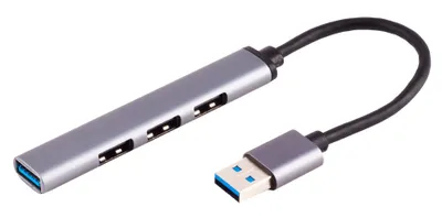 Produktbild von shiverpeaks BS13-50001, USB 3.2 Gen 1 (3.1 Gen 1) Type-A, USB 3.2 Gen 1 (3.1 Gen 1) Type-A, 5000 Mbit/s, Aluminium, Schwarz, Aluminium, Polyvinylchlorid (PVC)
