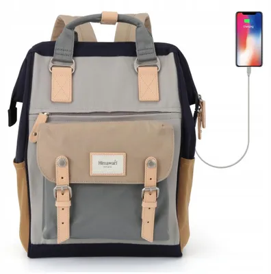 Produktbild von Himawari 9018 Laptop-Rucksack mit USB für 14-15 Zoll