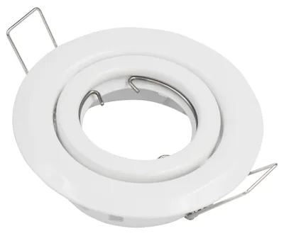 Produktbild von Einbaurahmen McShine "ER-76", weiß, Ø76mm, schwenkbar