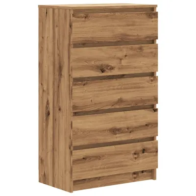Obrázek produktu pro Zásuvková komoda dub artisan 60 x 36 x 103 cm kompozitní dřevo