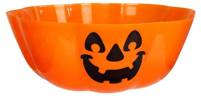 Produktbild von Halloween Süßigkeiten Schale mit Kürbisgesicht für dein Buffet