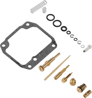 Image de kit de réparation du carburateur en métal de 19 pièces pour remplacer le Suzuki LT160 LT160E 1989-1992