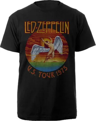 Produktbild von Led Zeppelin USA Tour '75. Black XL T-Shirt
