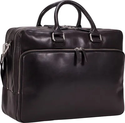 Produktbild von LEONHARD HEYDEN Leder Henkeltasche Umhängetasche mit Laptopfach Cambridge Briefcase 3 Compartments Black schwarz