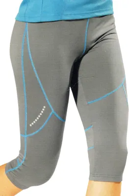 Produktbild von Crivit Sports Damen Laufcapri 63740 Grau XS 32/34