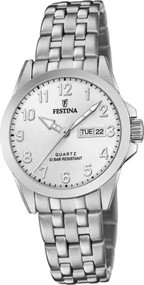 Produktbild von Festina Edelstahl Damen Uhr F20455/1 Armband-Uhr silber Klassik D2UF20455/1
