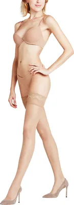 Produktbild von FALKE Invisible Deluxe 8 DEN Stay Ups Damen powder 10.5-11 (40-42)