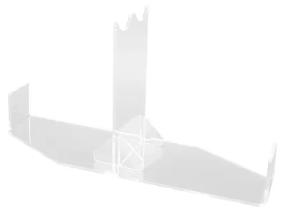 Image de Présentoir pour sabre laser en acrylique, support de bureau pour sabre laser, présentoir pour baguette ou poignard, avec patin antidérapant, transparent