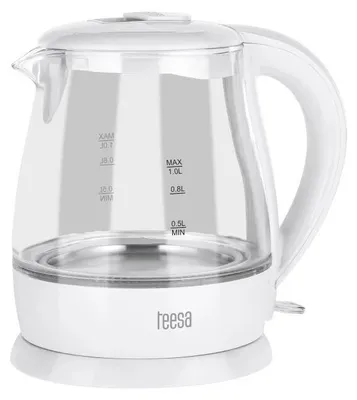 Produktbild von Teesa kabelloser elektrischer Wasserkocher TSA1030 weiß
