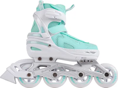 Produktbild von Inlineskates Blackwheels Flex Pro Mint Rollschuhe regulierbar in 4 Größen 34-37