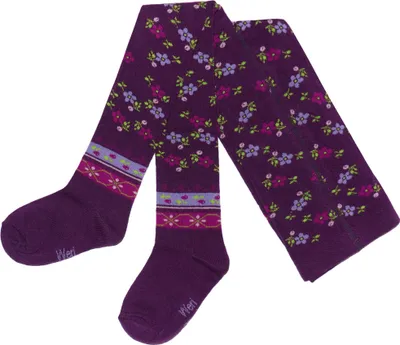 Produktbild von Kinder Strumpfhosen für Mädchen Violett Etno Größe 74