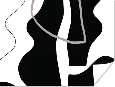Produktbild von MuchoWow® Poster Abstrakt - Minimalismus - Design 120x90 cm - Wandbild