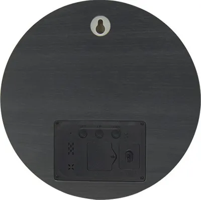 Obrázek produktu pro Dřevěné nástěnné hodiny AIORBER LED, inovativní design, chytré elektronické hodiny pro domácnost, vysoká viditelnost, módní doplňky, černá barva