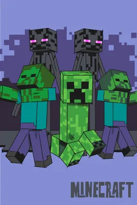 Produktbild von Minecraft Fleece-Decke 100x150 cm Kuscheldecke aus 100 % Polyester, Weich & Warm
