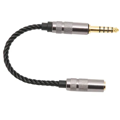 Obrázek produktu pro Symetrický kabelový adaptér 4,4 mm zástrčka na 2,5 mm zásuvku, pozlacený, bezkyslíkatý měděný vodič