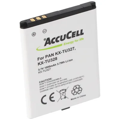 Produktbild von Akku für Panasonic KX-TU327, KX-TU328, KX-TU339BJ-LT100010 3,7 Volt 1000mAh