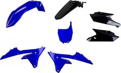 Produktbild von Polisport Mx Yamaha Yz250f 14-18 Yz450f 14-17 90831 Plastikbausatz Blau,Schwarz Blau,Schwarz One Size